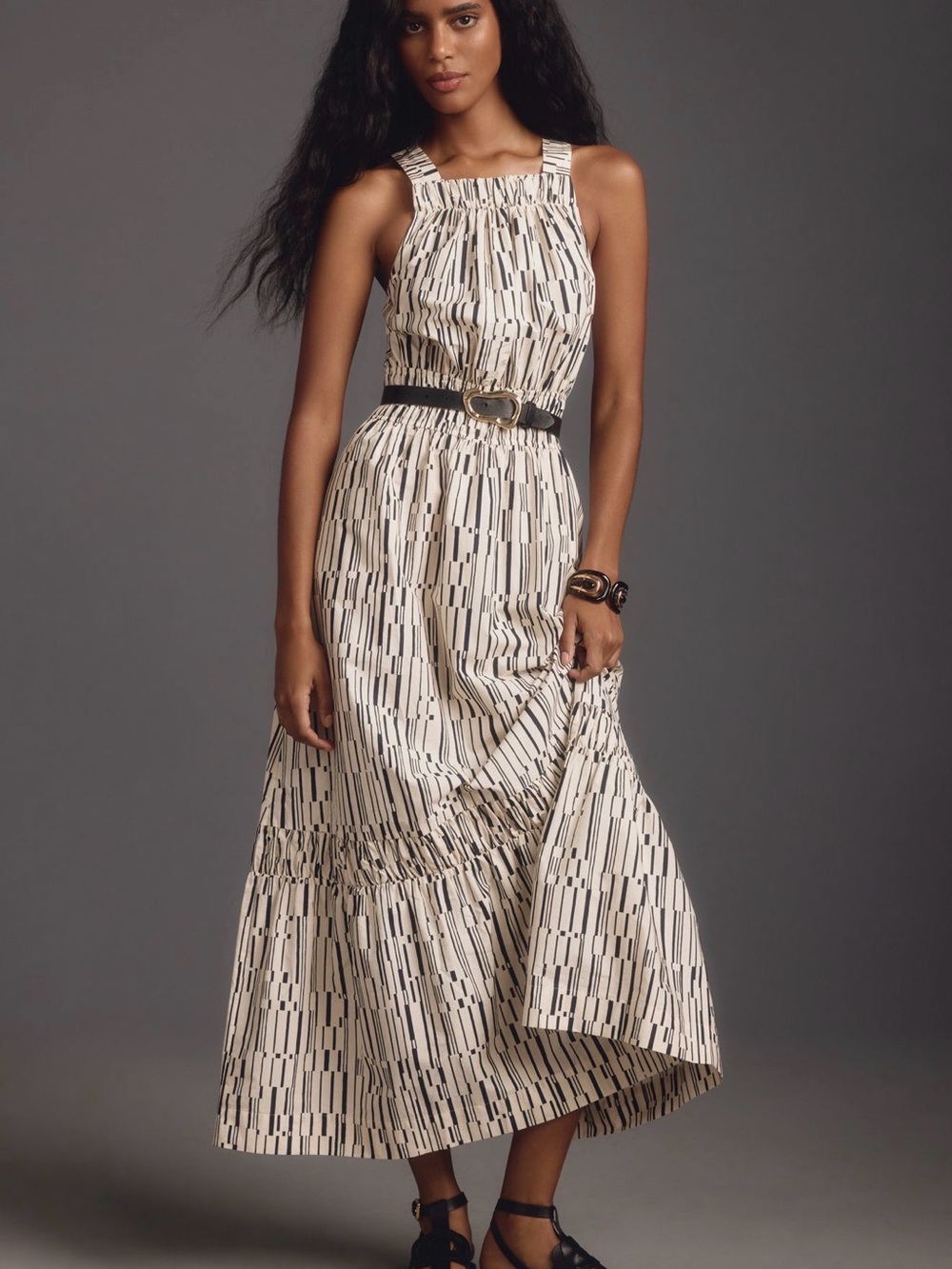 Anthropologie Somerset maxi dress, halter style.